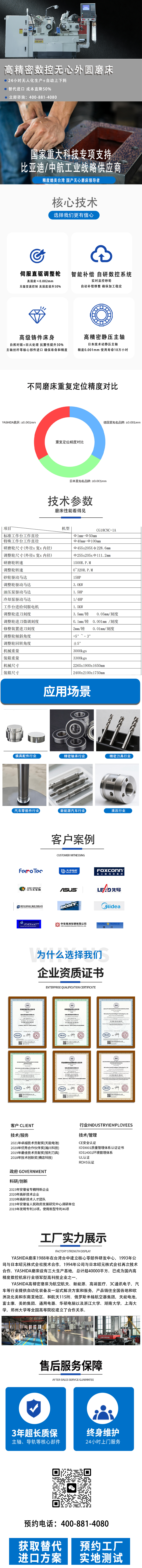 高精密數控無心磨床