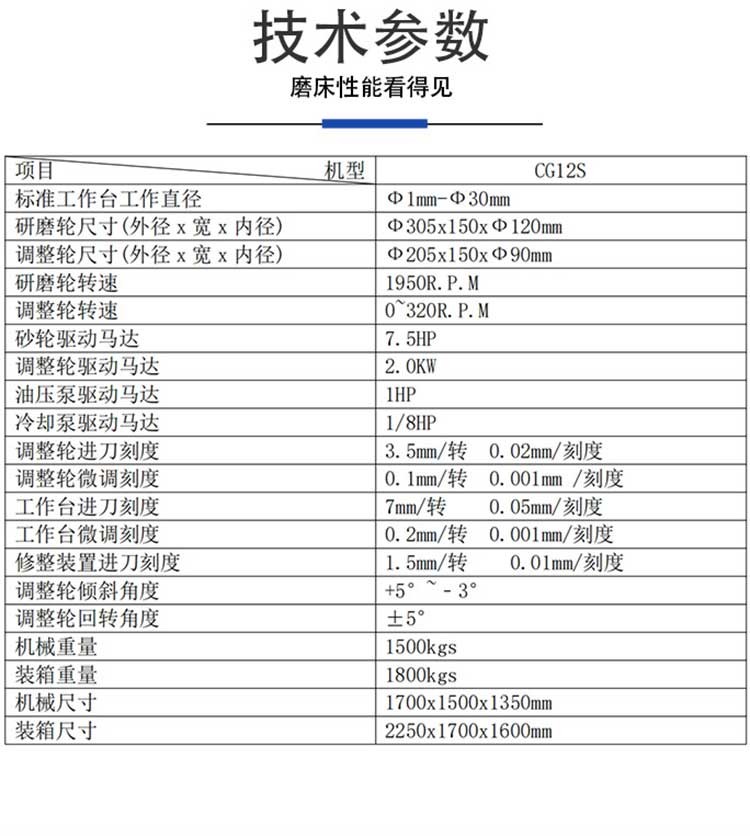 高精密無心外圓磨床